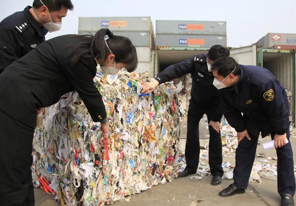 Čína to myslí vážně s dovozem odpadu k recyklaci, který neodpovídá kvalitě..